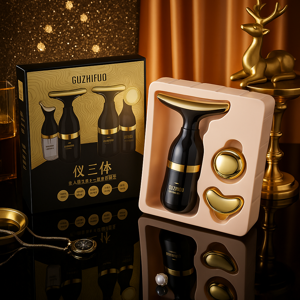 Masajeador Facial 3 En 1 Microcorriente